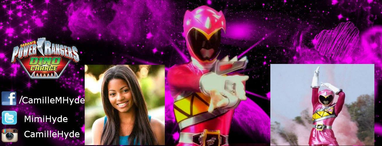 RANGER: Shelby the Pink Dino Charge Ranger ACTOR: Camille Hyde. 